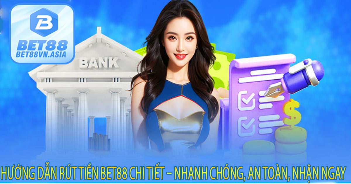 Hướng Dẫn Rút Tiền Bet88 Chi Tiết – Nhanh Chóng, An Toàn, Nhận Ngay